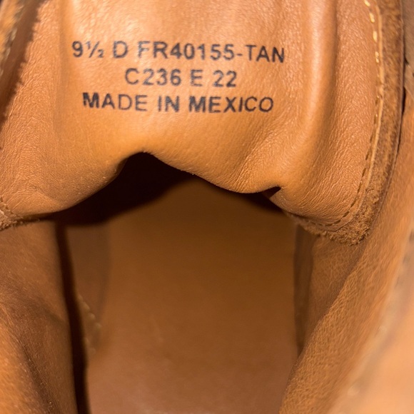 Frye Men's Tyler Leather Lace-Up Boots size 9.5D - Picture 5 of 7